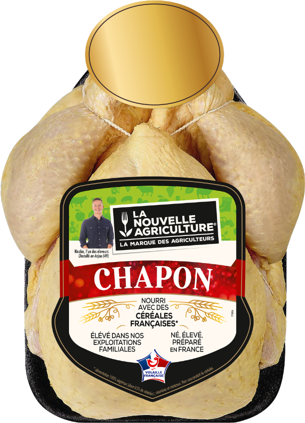 Pack produit de chapon en élevage responsable La Nouvelle Agriculture