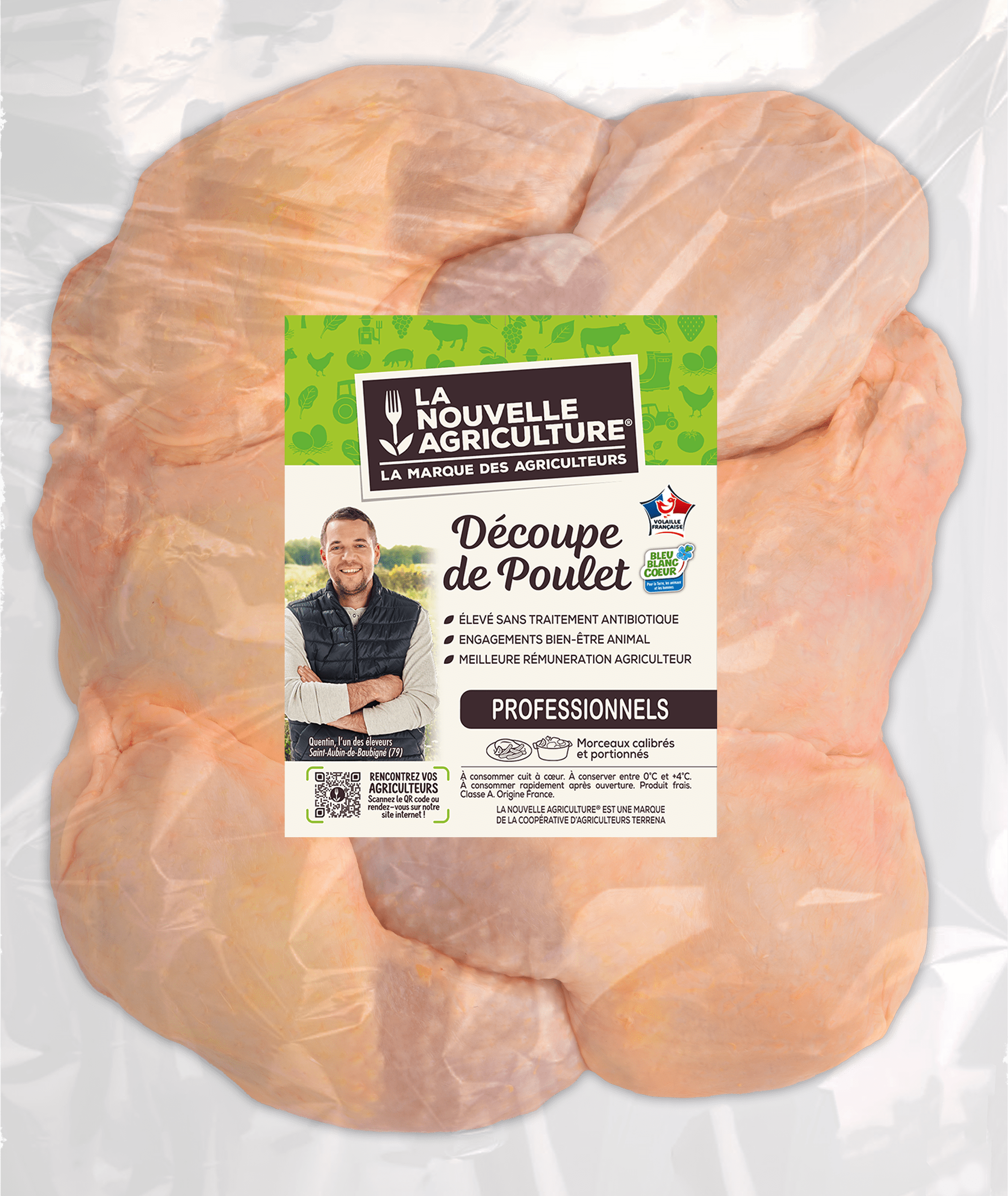 Pack produit de cuisses de poulet gamme professionnelle La Nouvelle Agriculture