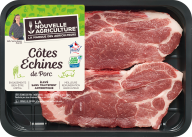 Pack produit de Côtes échines de porc Bleu-Blanc-Cœur La Nouvelle Agriculture