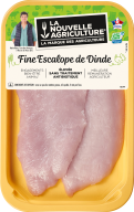Pack produit de Fines escalopes de dinde Bleu-Blanc-Cœur La Nouvelle Agriculture